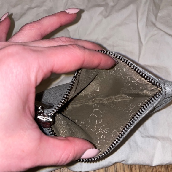 Stella McCartney Large Falabella - Grey w Silver Chain - Picture 10 of 16